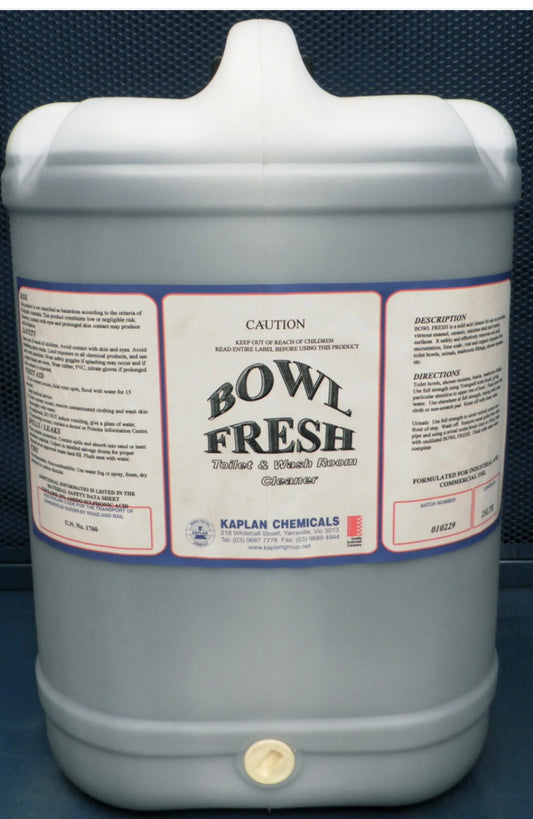 Bowl Fresh Toilet & Washroom Cleaner 20 Litres